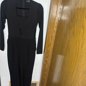 Elegant Black Long Sleeve Dress